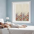 thumbnail image 4 of Watercolor Floral Window Privacy Film, Spring Daisy Lily Lavender Garden Beige Static Cling UV Sun Blocking Tint Film Heat Control Windows Films for Bedroom Bathroom, Window Stickers 17.7"x39.3", 4 of 8