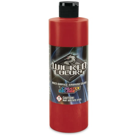 UPC: 0717893600155 | Createx Wicked Colors Airbrush Color – 16 oz  Crimson