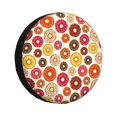 thumbnail image 1 of Fotbe Donut Funda de Llanta de Repuesto con Estampado, Engrosada, Ajuste Universal para Jeep, Remolque, RV, SUV, Camión-17 inch, 1 of 6