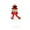 White, variant on nTRIUQJ Holiday Series 354 Inch LED Snowman Rotating Light Desktop Ornament for Family Festive Decoration with Warm Glow White2