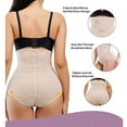 thumbnail image 5 of Zukuco Double Tummy Control Panty Waist Trainer Body Shaper, High Waisted Shapewear for Women, 5 of 6
