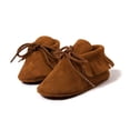 thumbnail image 6 of Infant Baby Girls and Boys Premium Soft Sole Moccasins Tassels Prewalker Anti-Slip Toddler Shoes, 6 of 12
