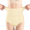 thumbnail image 2 of Slimming High Waisted Compression Panties - Tummy Control Underwear for Women Yellow L, 2 of 6