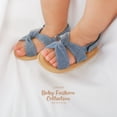 thumbnail image 2 of URMAGIC 0-18M Baby Girls Cross Bangage Outdoor Sandals Summer Princess Shoes, 2 of 6
