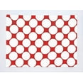 thumbnail image 5 of Large Circle Dots Print Cotton Dinner Table Placemats Holiday Home Decoration 13" x 19" (Pack of 4), 5 of 5