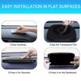 thumbnail image 3 of Soporte para teléfono móvil para coche, soporte para teléfono móvil para coche, soporte para salpicadero de smartphone con antideslizante, compatible con todos los dispositivos de 3 a 7, 3 of 5