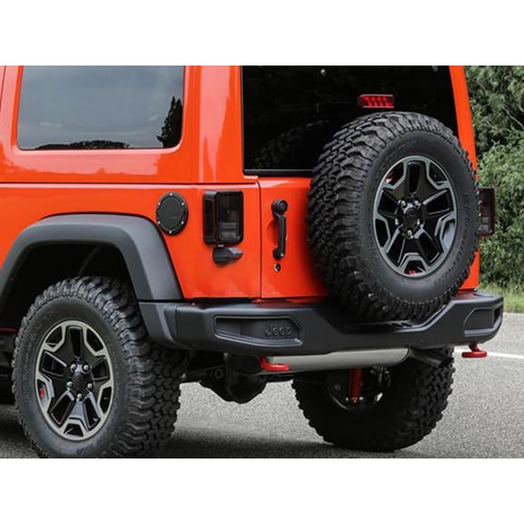 Rvinyl Tail Light Tint Covers Compatible with Jeep Wrangler 2007-2017 - Matte Smoke