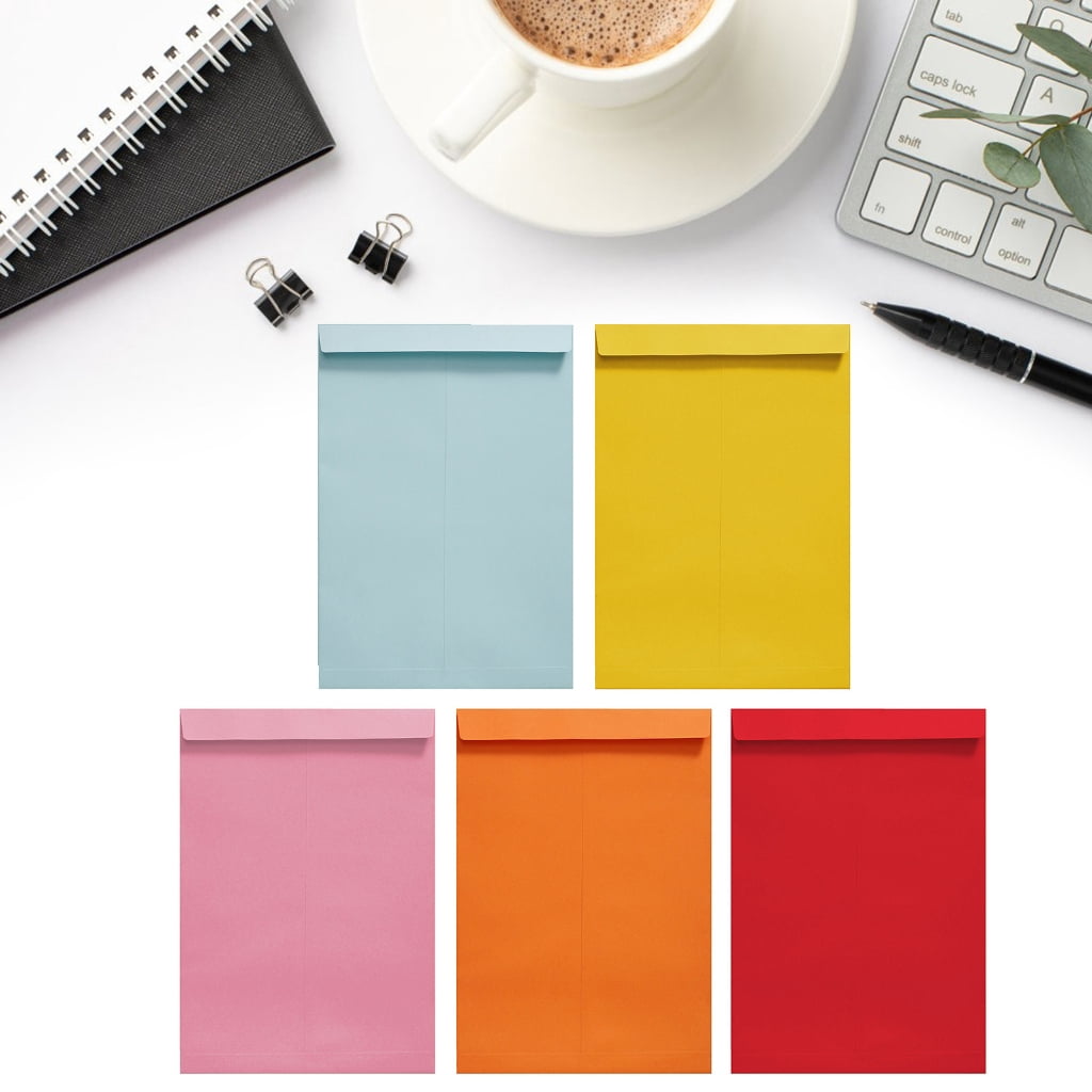 50Pcs Sealing Envelopes 12.7x9Inch Mailing Envelope File Organiser Envelopes