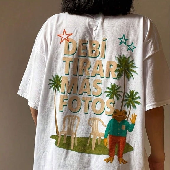 Álbum De Fotos De Debi Tirar Mas, Mercdising, C1Amia GráfiC1A1 Pernaliz, Ropa Urbana , Rega1lo Para Fans1580g 220G Pure Cotton T-S1Hirt