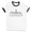 White/Black, variant on Skyline London England Ringer Tee Shirt Unisex Large White/Black