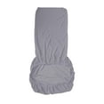 thumbnail image 4 of Funda elástica para silla medio envuelta gris claro perfecl Cubierta de asiento, 4 of 8