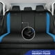 thumbnail image 3 of Fundas de Asiento para Coche Skechers de Lujo en Cuero Sintético Impermeable Azul, 3 of 8