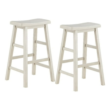 OSP Home Furnishings Tulsa Bar Stool  Saddle  Set of 2