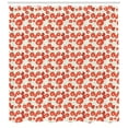 thumbnail image 3 of Ambesonne Poppy Flower Shower Curtain, Buds and Blossoms Art, 69"Wx70"L, Dark Coral Reseda Green, 3 of 3