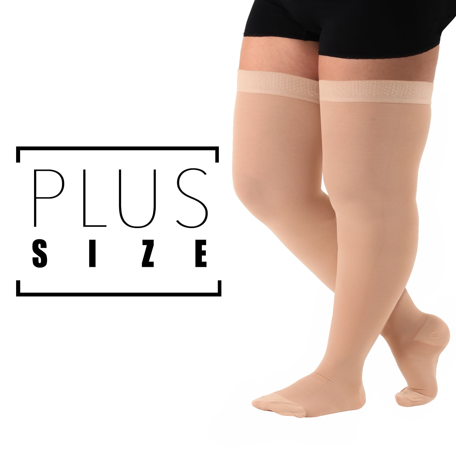 thigh high compression socks