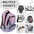 thumbnail image 7 of Bulopur Pastel Pink Drip Glitter Star Axolotl Kids Backpack for Girls, Kawaii Sparkle Salamander Print School Bag Lightweight/Breathable/Durable/Waterproof Multi-Pocket Book Bag for Daily Use, 7 of 7