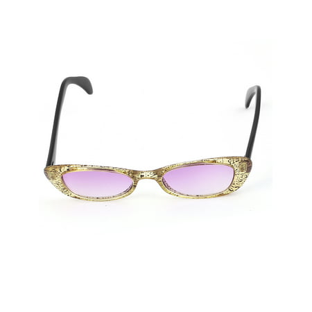 Unique Bargains Women Outdoor Protective Cat Eye Sunglasses Eyewear Glasses Purple