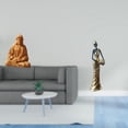 thumbnail image 2 of CoudarTitie Sacred Heart Jesus Figurine African Tribal Lady Statue Collectible Decorative Sculpture for Hallway Bedroom Office Desk Fireplace Home Decor, 2 of 8