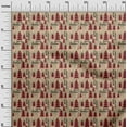 thumbnail image 2 of oneOone Viscose Jersey Light Brown Fabric Merry Christmas Sewing Fabric By The Yard Printed Diy Clothing Sewing Supplies 60 Inch Wide, 2 of 5