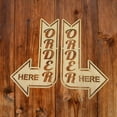 thumbnail image 4 of CUSTOM - Order Here Left and Right Arrows signs (Both Signs), 4 of 8