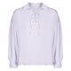 thumbnail image 3 of Disfraz de pirata caballero medieval para hombre adulto, camisa medieval renacentista, ropa de manga larga con cordones, camisas, traje vintage de Halloween, 3 of 5