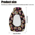 thumbnail image 7 of Uorisanigo ATV Seat Cover Floral Sugar Skull Four Wheeler Seat Cover Accessories Universal Waterproof Elastic ATV Back Seats Powersports Cushion Covers for Most ATVs Breathable Padded Protectors, 7 of 7