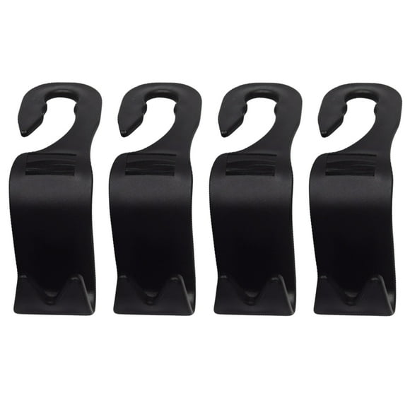 4pcs Car Back Seat Storage Hook Vehicle Back Seat Headrest Hooks for Coats