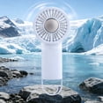thumbnail image 4 of Handheld Fan Portable Mini Powerful Wind Usb Rechargeable 3 Speeds Desktop Fan for Dormitory Office Home Use, 4 of 6