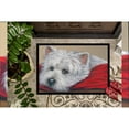 thumbnail image 3 of Carolines Treasures PPP3284MAT Westie Red Pillow Door Mat Indoor Rug or Outdoor Welcome Mat 18x27 Doormat  18H X 27W, 3 of 3