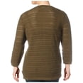 thumbnail image 2 of Lauren Ralph Lauren Womens Plus Ruthie  Eyelet 3/4 Sleeve Sweater, 2 of 2