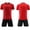 Red, variant on Kids Soccer Jersey Set Quick Dry Short Sleeve Shirt & Shorts 2 Piece Athletic Uniform,Size 14 T
