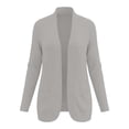 thumbnail image 7 of Edvintorg Womens Sweaters Cardigan Open Front Casual Knit Cardigans Long Sleeve Loose Cardigan with Pocket Woman Clothes Gray S-2XL, 7 of 7