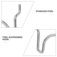 thumbnail image 5 of Pretyzoom Pegboard Organizer Hooks Heavy Duty Stainless Steel for Bins 10Pcs, 5 of 7
