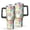 Pioneer Flower Floral-1, variant on 40oz Pioneer Flower Floral Print Pattern Insulated Tumbler with Handle, BPA-Free Leak Proof Lid and Straws, Double Wall Vacuum, Hot 12h/Cold 34h