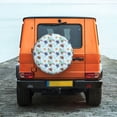 thumbnail image 6 of Salouo Turtle Print Spare Tire Cover 14-17 inch Spare Tire Protector Universal Tough Tire Wheel Cover for Trailer SUV and Truck-15 inch, 6 of 6