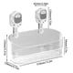 thumbnail image 3 of Caja de almacenamiento con ventosa para baño sin taladro | Organizador de ducha de PET resistente y de gran capacidad | Estante resistente e impermeable para baño, cocina, dormitorio, viajes, 3 of 3