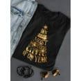 thumbnail image 3 of Wonderful Time Xmas Tree T-Shirt Women -Image by Shutterstock, Female Medium, 3 of 4
