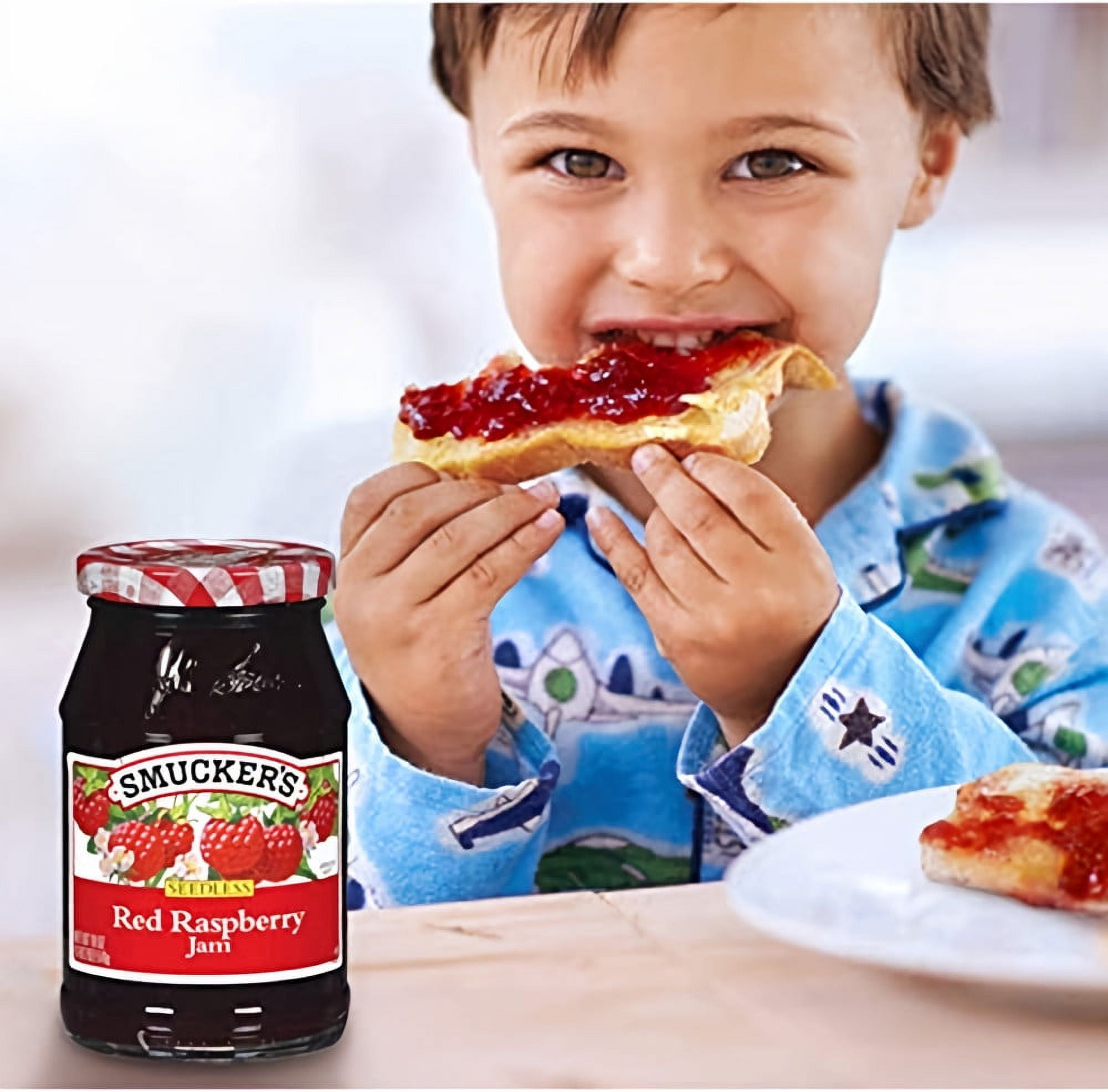 Smucker's Red Raspberry Jam 18 oz. (Pack of 10)