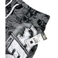 thumbnail image 3 of Ecko Unltd Men's Vertical Logo Print Activewear Shorts (Small, Grey Marled Floral), 3 of 3