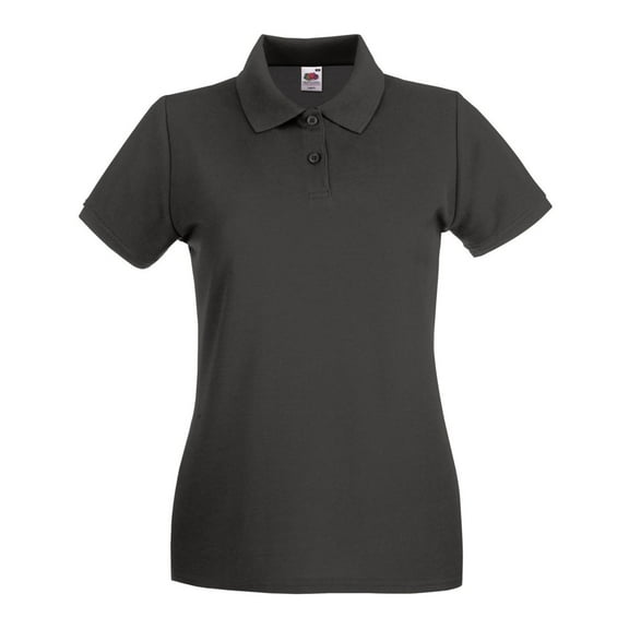 Fruit of the Loom Womens Premium Fitted Short-Sleeved Polo Shirt