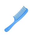 thumbnail image 5 of Unique Bargains Detangling Hair Comb Double Row Tooth Hair Comb Styling Tool for Curly Hair 7.87"x1.77" Blue, 5 of 6