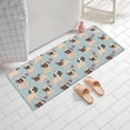 thumbnail image 2 of Pug and Love Heart Bathroom Rugs Mat,Non Slip Microfiber Bathroom Rug,Rubber Backing,Soft Bathroom Mats for Bathroom Floor,Tub and Shower,60x24in(150x60cm), 2 of 5