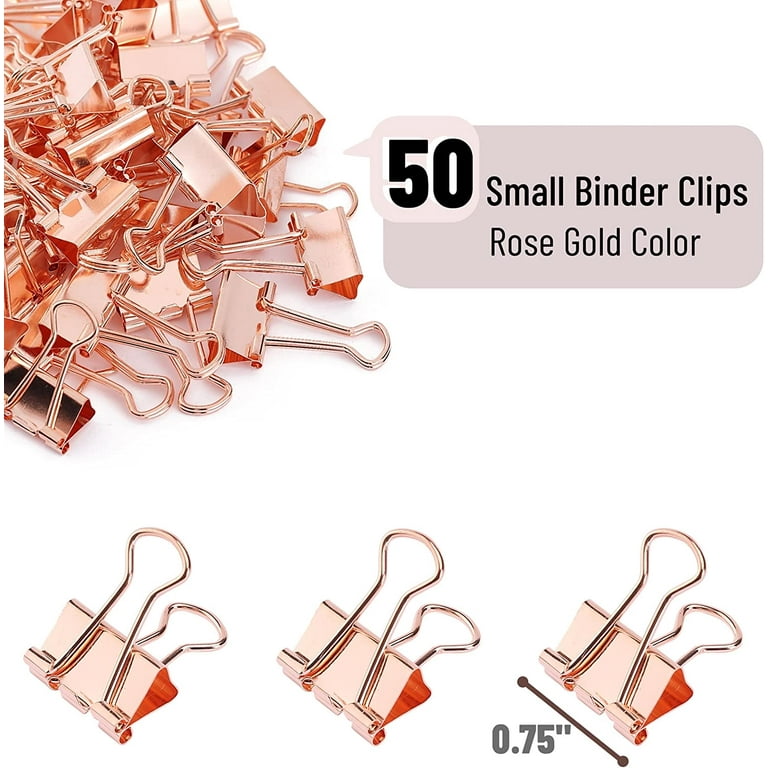 Mr. Pen- Binder Clips, Small Binder Clips, 50Pack, 0.75 in, Silver, Small  Clips, Paper Binder Clips, Binder Clips Small Size, Small Paper Clips