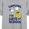 thumbnail image 3 of Peanuts - Dancing For 100 Days Of School - Women's Oversized T-Shirt, 3 of 6