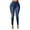 Navy, variant on Clearance Sale Deal High Waisted Jeans for Women Skinny Womens Hole Button Zipper Pocket Casual Flares Wide Leg Slim Pants