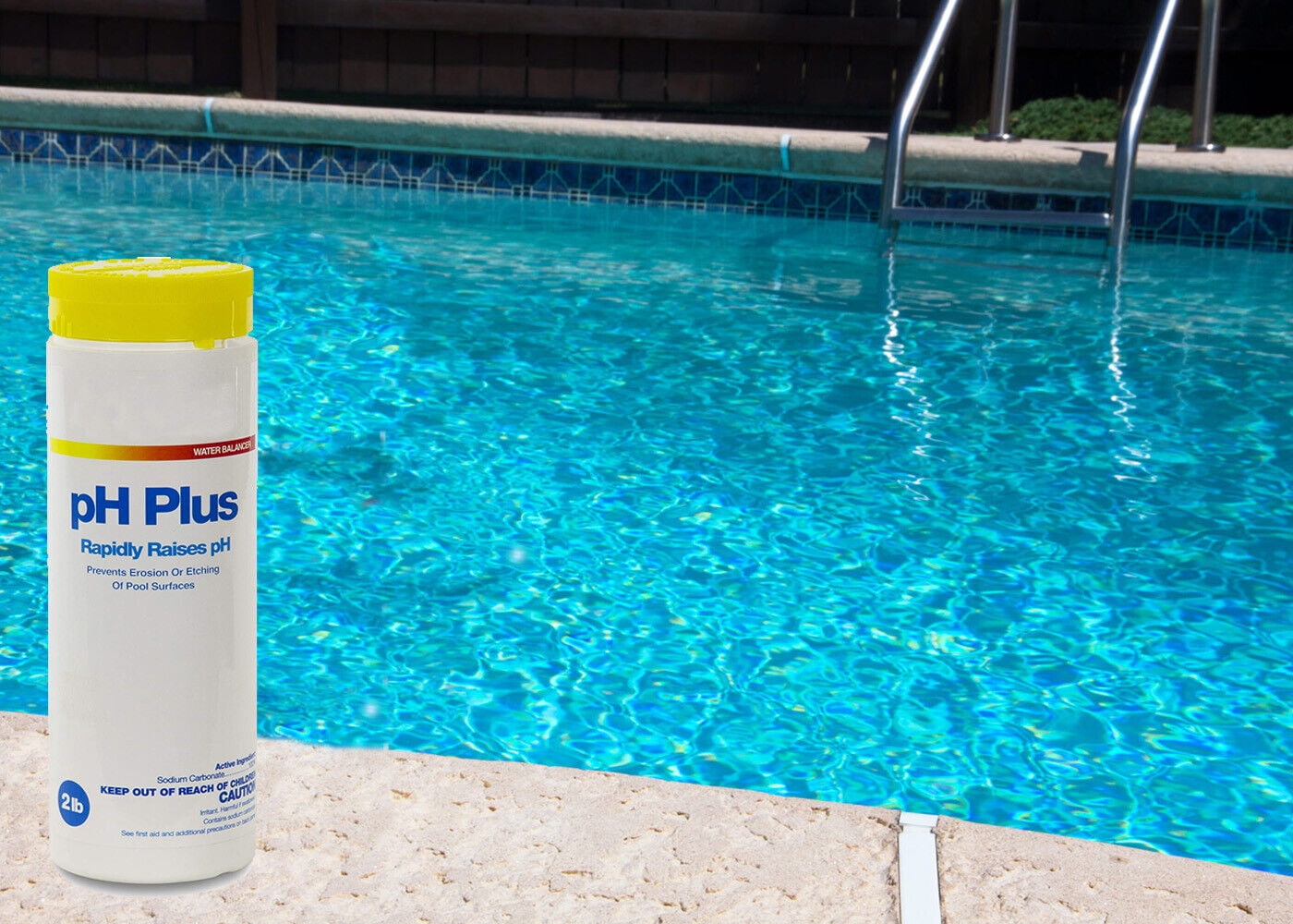 pH Plus Increaser Granular Soda Ash Chemical For Swimming Pool Choose Quantity, 2 lbs