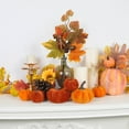 thumbnail image 4 of Fall Leaf Garland Fall themed Fruit Simulation Pumpkins Mix and Match with Sunflower, Maple Leafand Berry Designs for Flower Garlands and Tabletops Flower Garlands for Decoration, 4 of 6