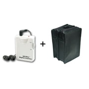 Reizen Mighty Loud Ear 120dB Amplifier + Leather Case- MaxiAids Bundle