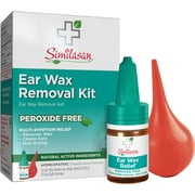 Similasan Ear Wax Removal Kit with Ear Drops & Bulb Syringe, Temporary Ear Relief, 0.33 fl oz