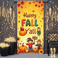 thumbnail image 5 of Pumpkin Decoration Happy Fall Banner Autumn Leaves Harvest Scarecrow Decoration for Fall Festival Thanksgiving Home Decor Seasonal Celebration, 5 of 9